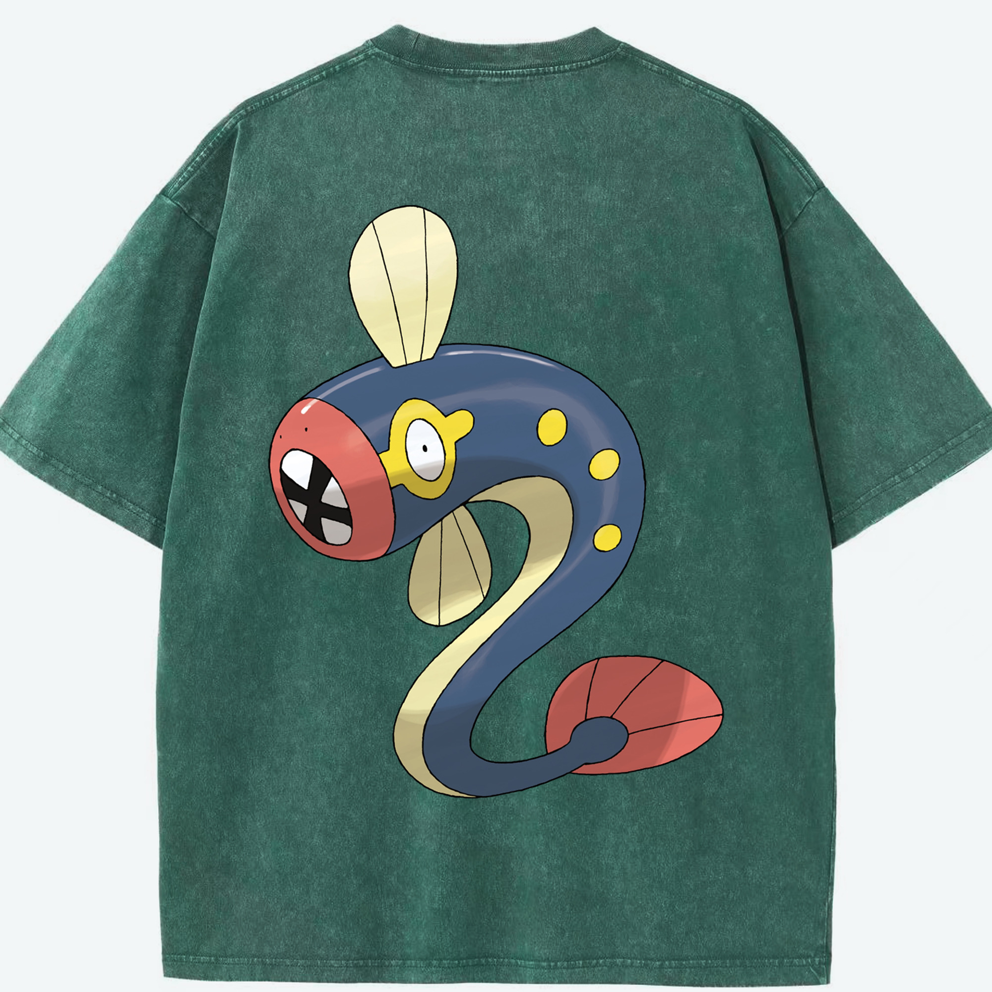 （画像用） ポケットモンスター Pokémon 綿100% ヴィンテージ風 半袖Tシャツ（背面プリント）